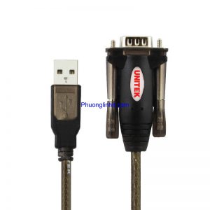 Cáp USB to COM RS232 Unitek Y-105 chính hãng dài 1,5M