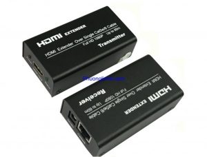 Bộ khuếch đại cáp HDMI 60m qua cáp mạng LAN chính hãng FJGEAR (FJ-HEA60)