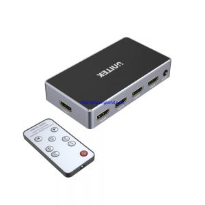 Bộ gộp HDMI 5 vào 1 ra Unitek V1110A chính hãng hỗ trợ 4K