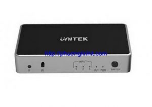 Bộ Gộp HDMI 3 vào 1 ra Unitek V1111A chính hãng hỗ trợ 4K
