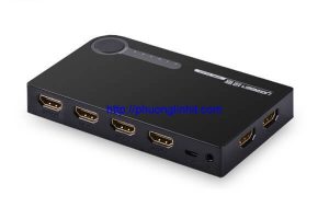Bộ chuyển mạch HDMI 5 vào 1 ra hỗ trợ 3D full HD chính hãng Ugreen 40205