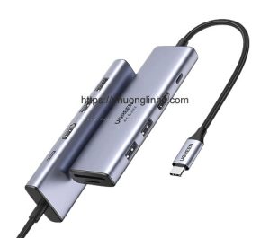 Bộ Chuyển USB Type C sang HDMI+USB 3.0+SD/TF+PD 100W Ugreen 60384