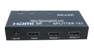 Bộ chia HDMI Splitter 1 ra 2 Full HD 1080P hàng cao cấp