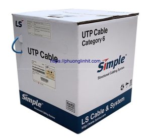 Cáp mạng LS Vina Cat6 UTP 4 pair (UTP-G-C6G-E1VN-M. 05X004P/GR)