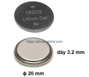 Pin Cr2032 – Lithium battery 3V Cmos lắp cho main PC, thiết bị điện, điện tử