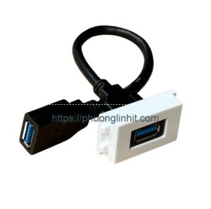 Hạt ổ cắm USB 3.0 dây mềm dài 20cm Type 120 Truyền dữ liệu chính hãng Sinoamigo