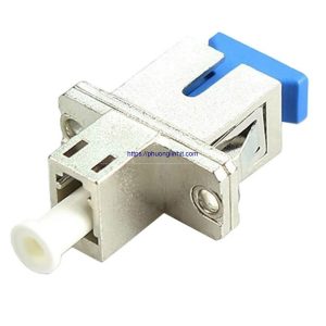 Adapter SC-LC SM, Simplex SC/UPC(Female)-LC/UPC(Female) Single mode vỏ sắt