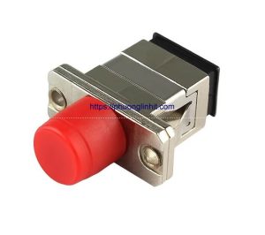 Đầu nối quang (Adapter) chuẩn FC/UPC-SC/UPC Single Mode, Simplex vỏ sắt