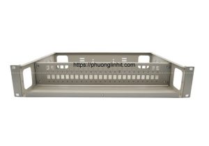 Hộp phối quang ODF 48Core khay cố định lắp tủ rack (không phụ kiện)