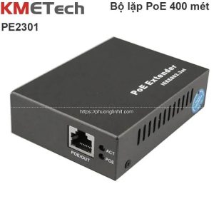 Bộ khuếch đại tín hiệu POE 100 đến 400M KMETech PE2301BG hàng chính hãng