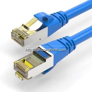 Dây nhảy mạng Cat6A STP dài 0.5m Novalink NV-60101A tiết diện 24AWG, tốc độ 10Gbps-600Mhz