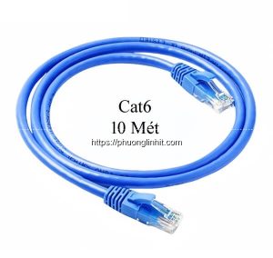 Dây nhẩy Cat6 UTP dài 10M, chính hãng Picolink PL-62300-10 lõi đồng 100%