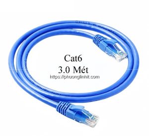 Dây nhẩy mạng Cat6 UTP 3M, hãng Picolink PL-62300-3 lõi đồng