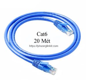 Dây nhẩy Patch Cord Cat6 UTP 20M, hãng Picolink, lõi đồng 100% Mã: PL-62300-20