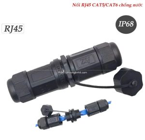 Đầu nối dây mạng RJ45 Cat5 Cat6 ngoài trời chống nước PL-IP68