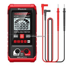 Đồng hồ vạn năng kỹ thuật số, đo điện áp, đo dòng điện, thông mạch Picolink HT123