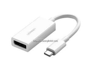 Cáp chuyển đổi USB Type-C sang Displayport cổng âm chính hãng Ugreen 40372